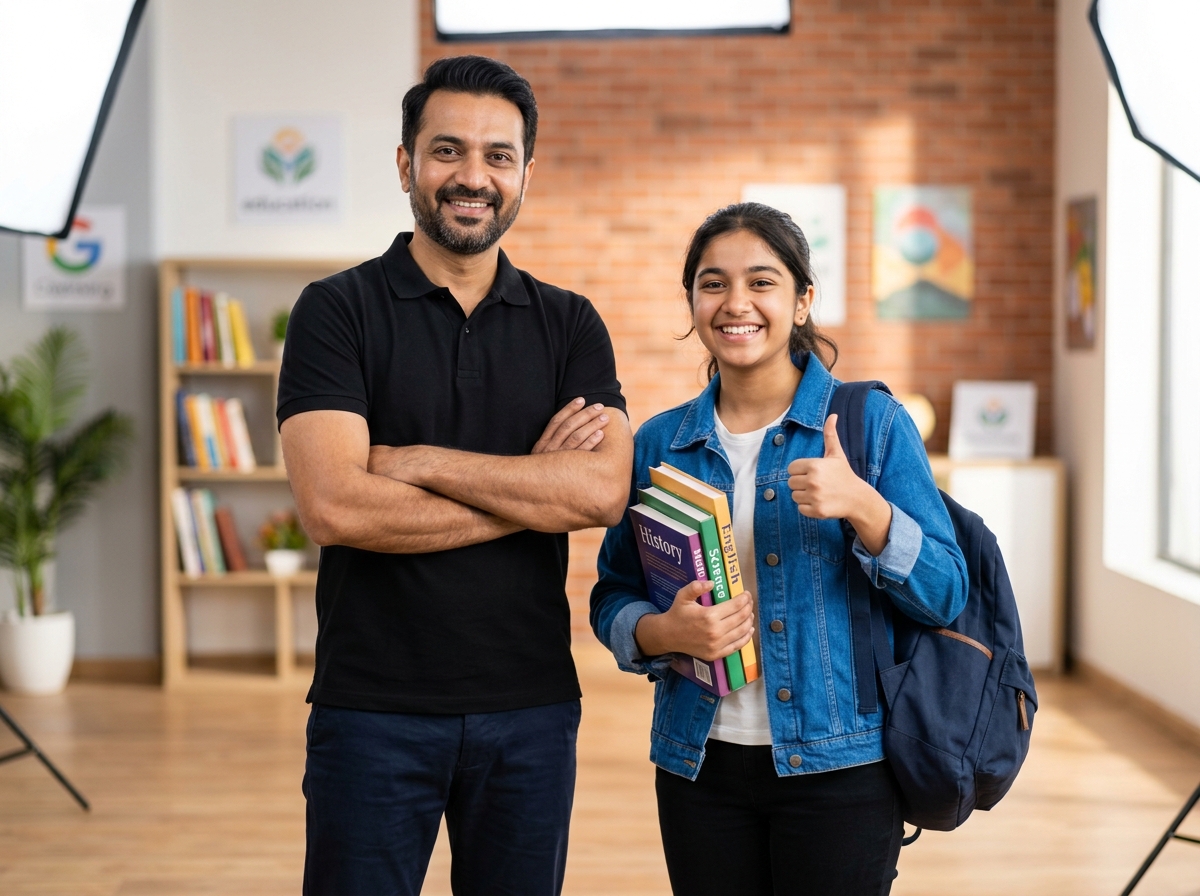 Cluster Classes Mentor in classroom guiding students
